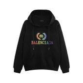 Худи Balenciaga Rainbow Logo "Black"