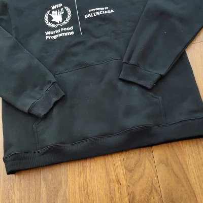 Худи Balenciaga World Food Programme "Black" фото № 3