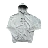 Худи Balenciaga Big Logo "Gray"