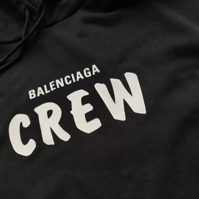 Худи Balenciaga Crew "Black" фото № 6 Худи Balenciaga Crew "Black" фото № 6