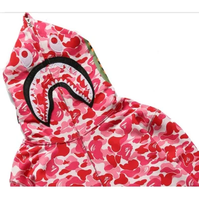 Худи Bape WGM Khaki Blur "Red" фото № 3