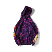 Худи Bape Shark Mouth Camo "Violet"