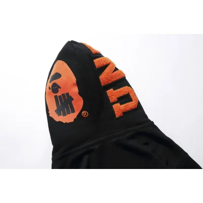 Худи Bape Star In Circle "Black/Orange" фото № 4