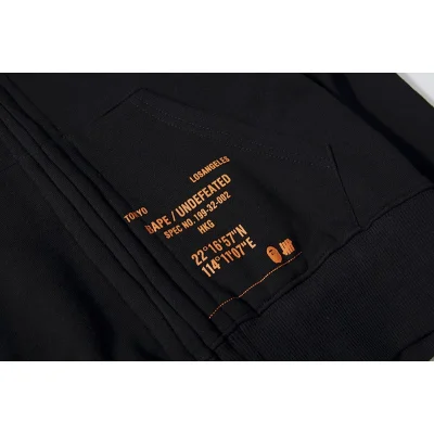 Худи Bape Star In Circle "Black/Orange" фото № 5