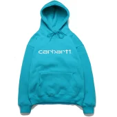 Худи Carhartt Logo Print "Blue"