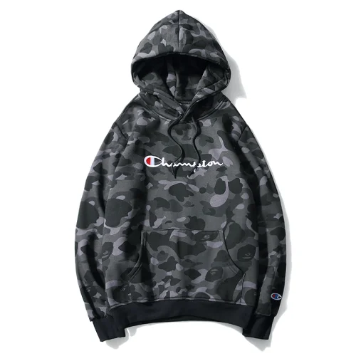 Худи Champion Bape "Grey"