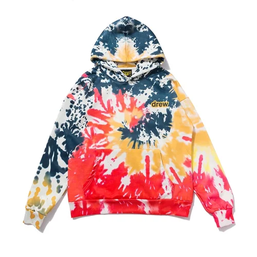 Худи Drew House Multicolor Spray "Red/Black"