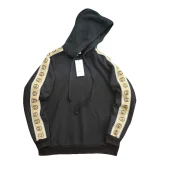 Худи Gucci Logo Stripe To Sleeve "Black"