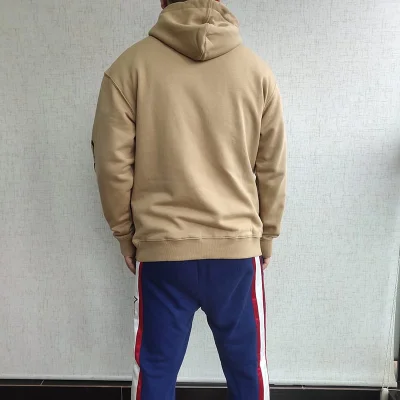 Худи Gucci Big Brand On Sleeve "Beige" фото № 2