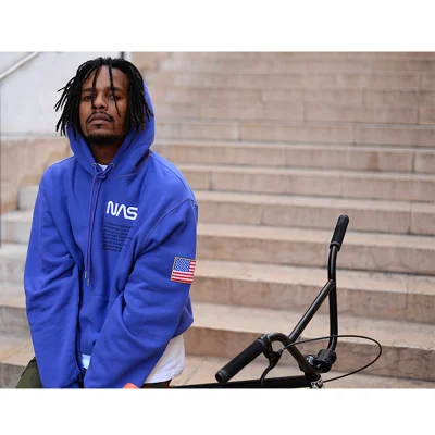 Худи Heron Preston NASA "Blue" фото № 3