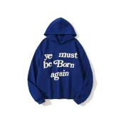 Худи JesusisKingMerch Ye Must Be Born Again Kanye "Blue"