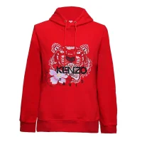 Худи Kenzo Tiger Paris Black Logo "Red"