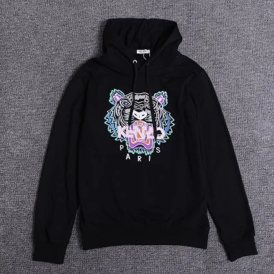 Худи Kenzo Tiger Paris Pink Logo "Black" фото № 7