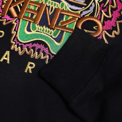 Худи Kenzo Tiger Paris Bronze Logo "Black" фото № 3