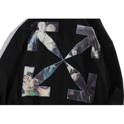 Худи Off White Religious Oil Painting "Black" фото № 7