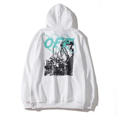 Худи Off White Building Ruins "White" фото № 2