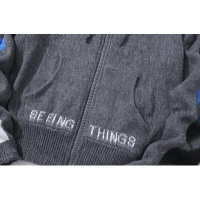 Худи из мохера Off White Style Street "Gray" фото № 3 Худи из мохера Off White Style Street "Gray" фото № 3