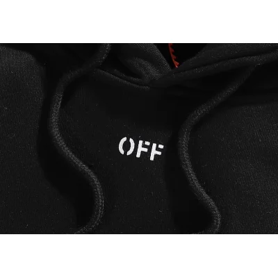 Худи Off White Splash Ink Spray "Black" фото № 3