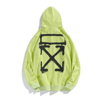 Худи Off White Abstract "Green" фото № 2