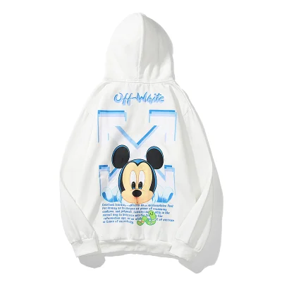 Худи Off White Mickey Caterpillar "White" фото № 2