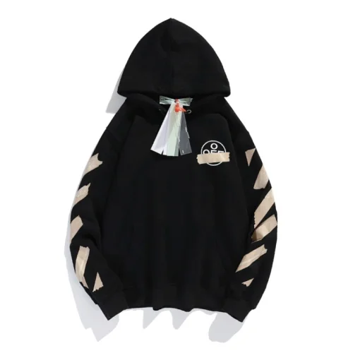 Худи Off White Kraft Tape "Black"