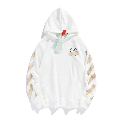 Худи Off White Kraft Tape "White"