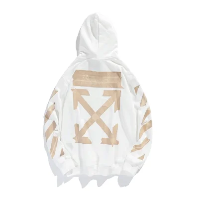 Худи Off White Kraft Tape "White" фото № 2