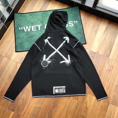 Худи Off White Big Logo "Black" фото № 3