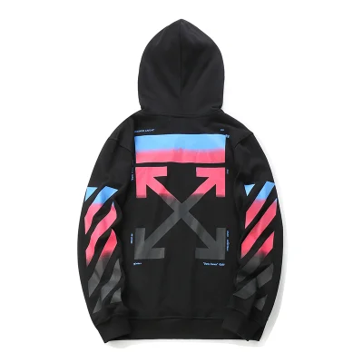 Худи OFF WHITE Gradient Stripes "Black" фото № 2