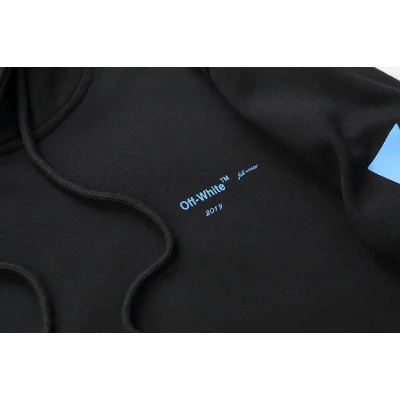 Худи OFF WHITE Gradient Stripes "Black" фото № 4