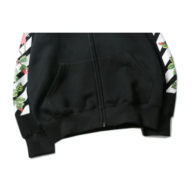 Худи Off White Rose Arrows "Black" фото № 5