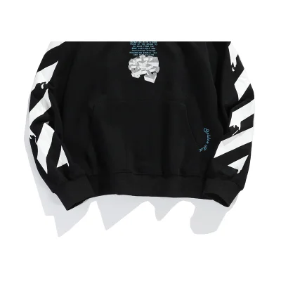Худи Off White Paint Graffiti "Black" фото № 3