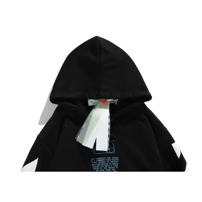 Худи Off White Paint Graffiti "Black" фото № 4
