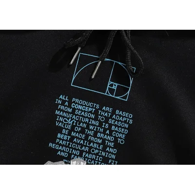 Худи Off White Paint Graffiti "Black" фото № 5