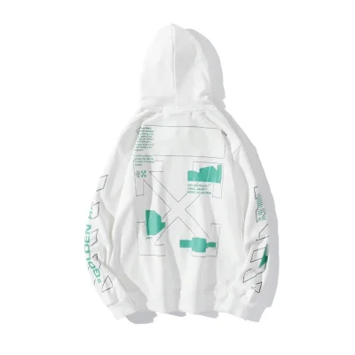 Худи Off White Geometric Building Blocks Square "White" фото № 2