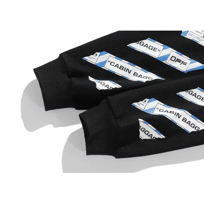 Худи Off White Barcode "Black" фото № 8