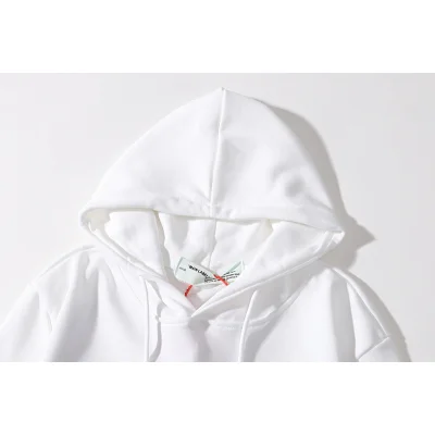 Худи Off White Water Drop Graffiti Arrow "White" фото № 5