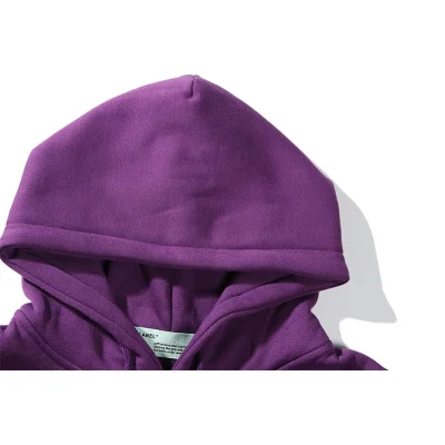 Худи Off White Maple Leaf "Purple" фото № 6