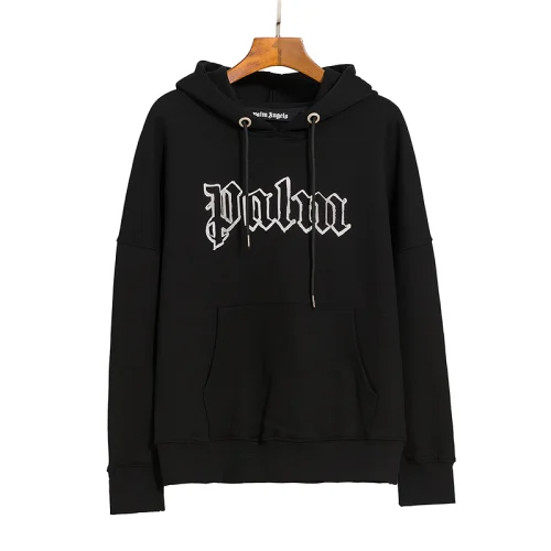 Худи Palm Angels Letter Printing "Black"