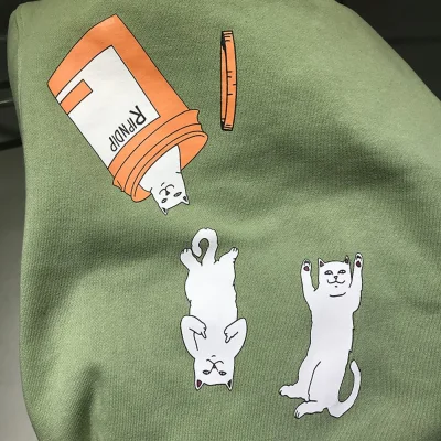 Худи RipnDip White Cats "Green" фото № 4 Худи RipnDip White Cats "Green" фото № 4