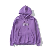 Худи Stussy Embroidery Brand "Purple"