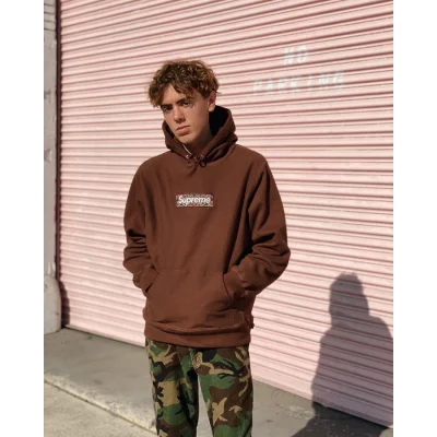 Худи Supreme Bandana Box Logo Hooded "Brown" фото № 8