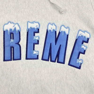 Худи Supreme Brand With Snow "Gray" фото № 6 Худи Supreme Brand With Snow "Gray" фото № 6