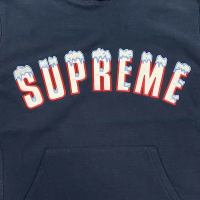Худи Supreme Brand With Snow "Blue" фото № 3