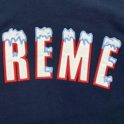 Худи Supreme Brand With Snow "Blue" фото № 4