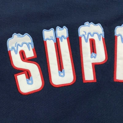 Худи Supreme Brand With Snow "Blue" фото № 5