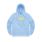 Худи Supreme FW17 Box Logo "Ice Blue"