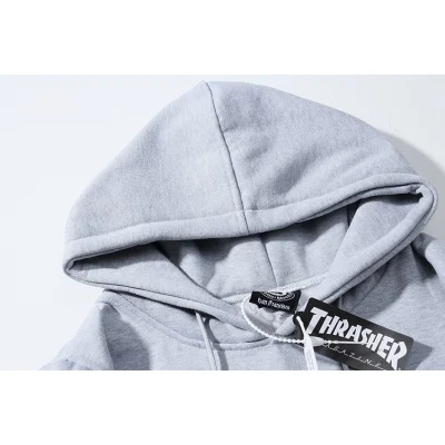 Худи Thrasher Flames "Gray" фото № 2