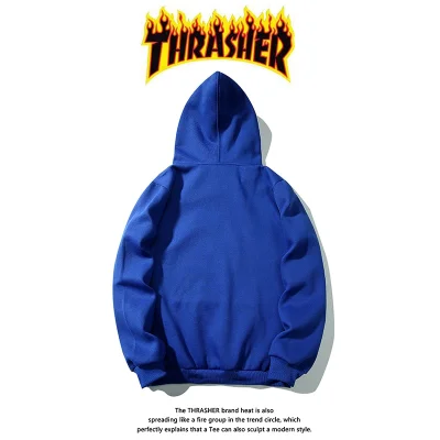 Худи Thrasher Flames "Blue" фото № 8