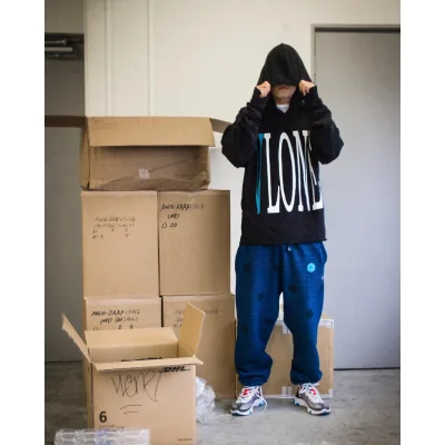 Худи VLONE Box Logo "Black" фото № 2